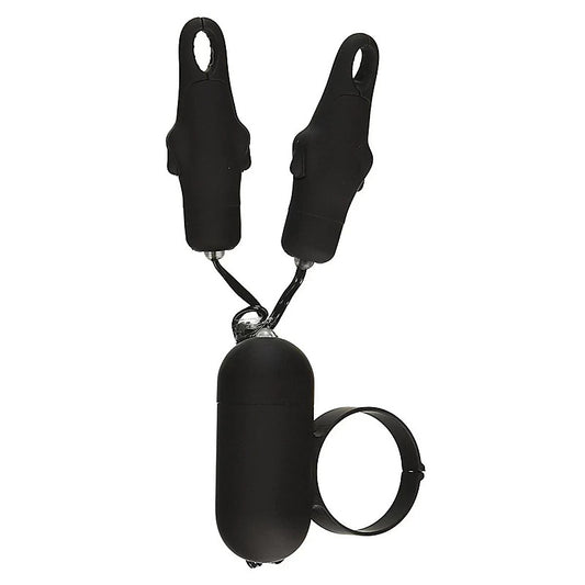 Fetish Fantasy Vibrating Cock Ring & Nipple Clamps - Nipple and Clit Clamps