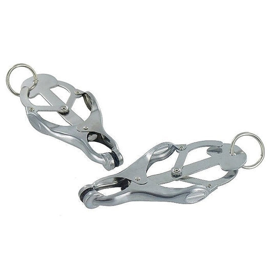 Ringed Monarch Nipple Vice by XR Brands - Nipple and Clit Clamps