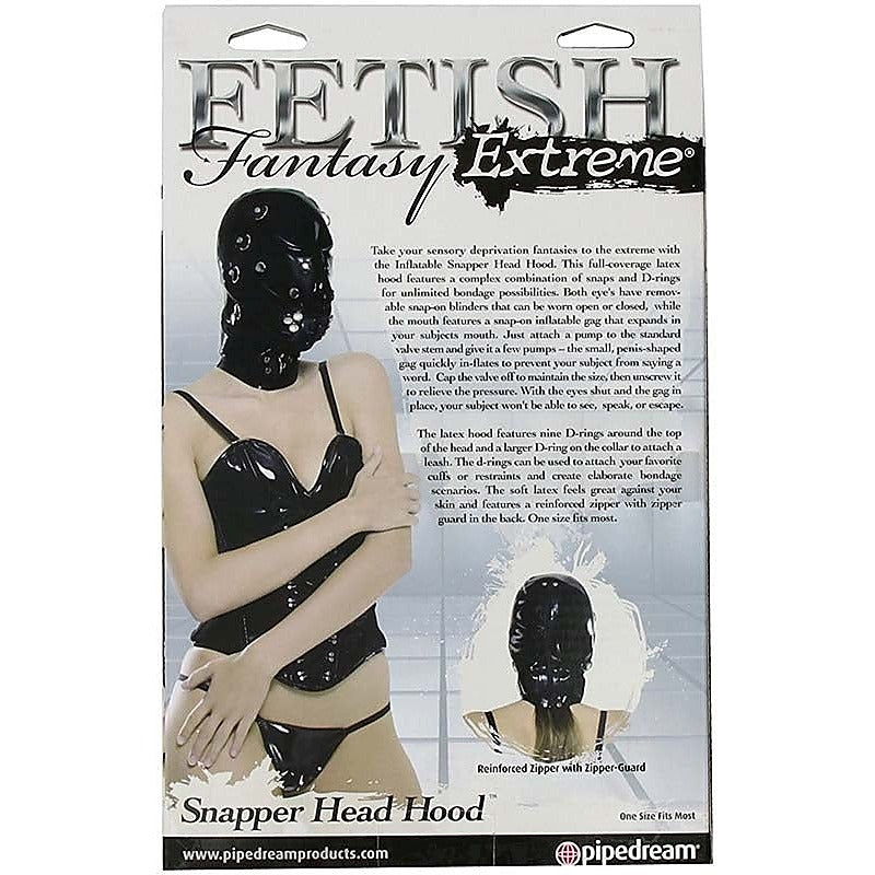 Fetish Fantasy Extreme Snapper Head Bondage Hood - Bondage Hoods