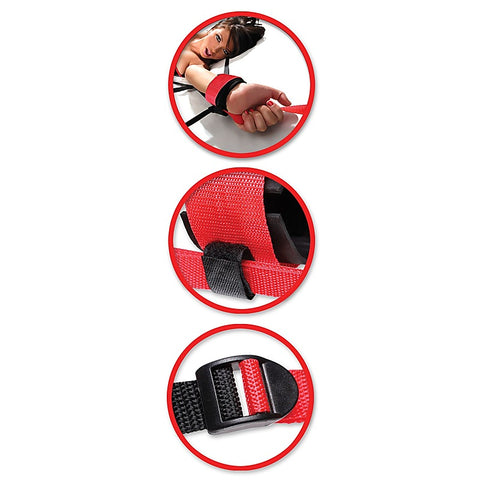 Fetish Fantasy Web Bed Bondage Restraint System - Cuffs and Restraints