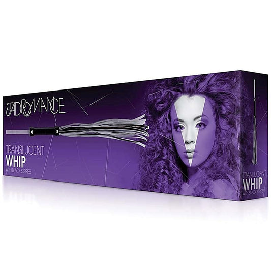 Bad Romance Translucent Whip by Shots Toys - Whips And Crops