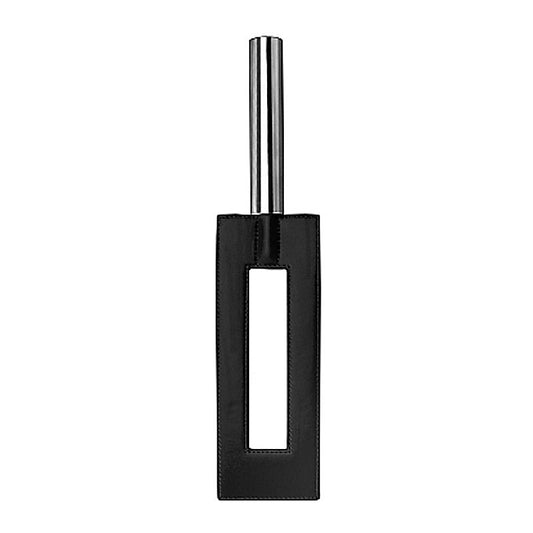 Leather Gap Paddle by Shots Toys - Paddles And Slappers