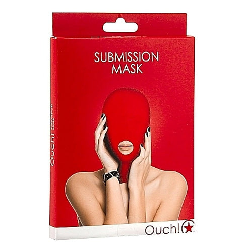 Ouch! Submission Mask by Shots Toys - Masks And Blindfolds