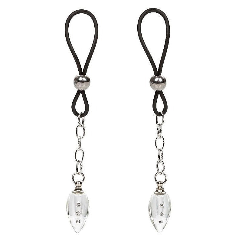 Nipple Play Non-Piercing Nipple Jewelry Crystal Teardrop - Nipple and Clit Clamps