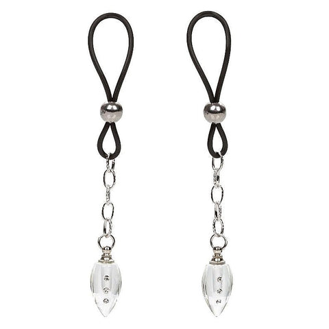 Nipple Play Non-Piercing Nipple Jewelry Crystal Teardrop - Nipple and Clit Clamps