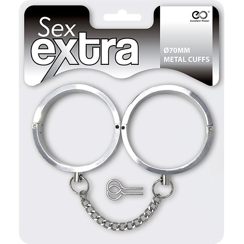 Sex Extra 70mm Metal Cuffs by NANMA Corporation - Cuffs and Restraints