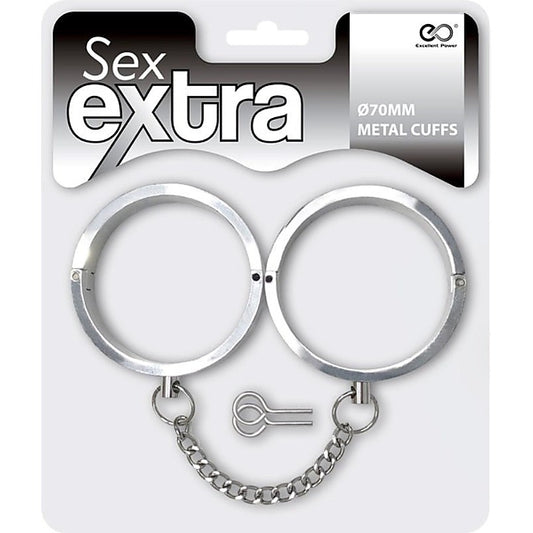 Sex Extra 70mm Metal Cuffs by NANMA Corporation - Cuffs and Restraints