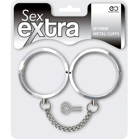 Sex Extra 70mm Metal Cuffs by NANMA Corporation - Cuffs and Restraints