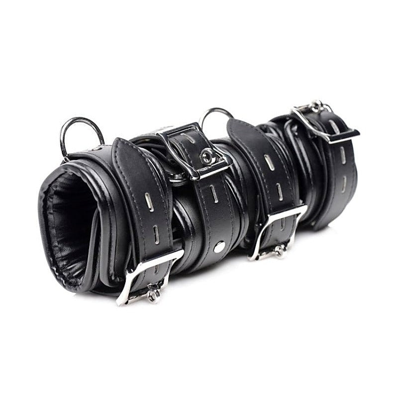 Strict Slave Bondage Shackle Set by XR Brands - Cuffs and Restraints
