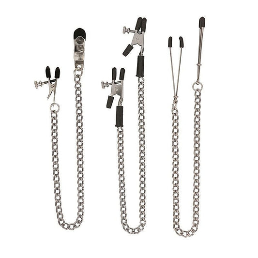Adjustable Clamp Set by Spartacus Enterprises - Nipple and Clit Clamps