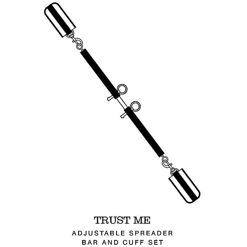 Trust Me Adjustable Spreader Bar & Cuffs by Love Honey - Spreaders and Hangers