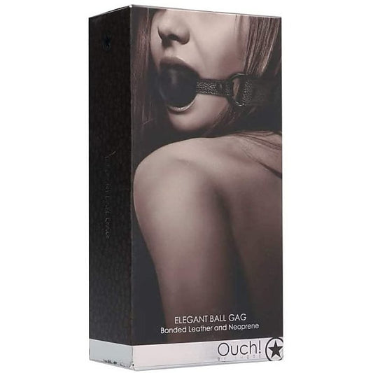 Elegant Bondage Ball Gag by Shots Toys - Bondage Gags and Bits