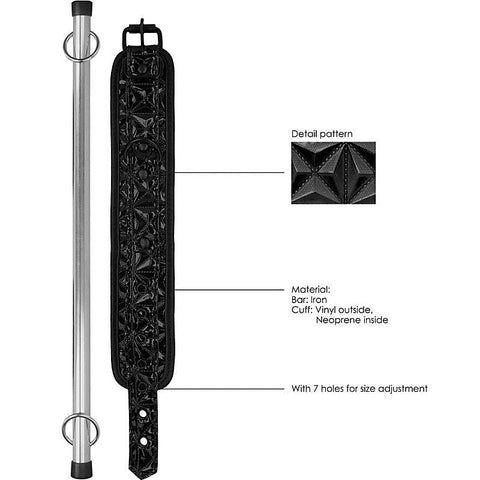 Luxury Spreader Bar by Shots Toys - Spreaders and Hangers