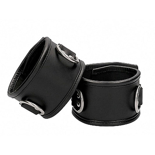 Pain Restraint Ankle Cuffs with Padlock by Shots Toys - Cuffs and Restraints