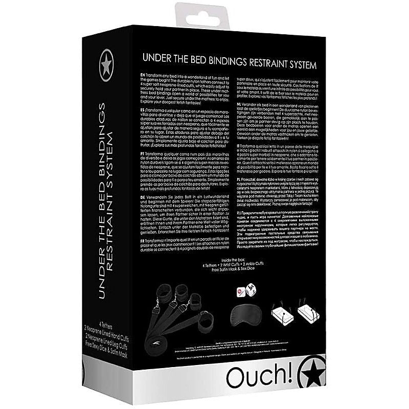 Discreet Nylon Bondage Restraints by Shots Toys - Cuffs and Restraints