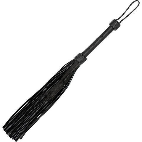 Pain Heavy Leather Tail Flogger by Shots Toys - Whips And Crops