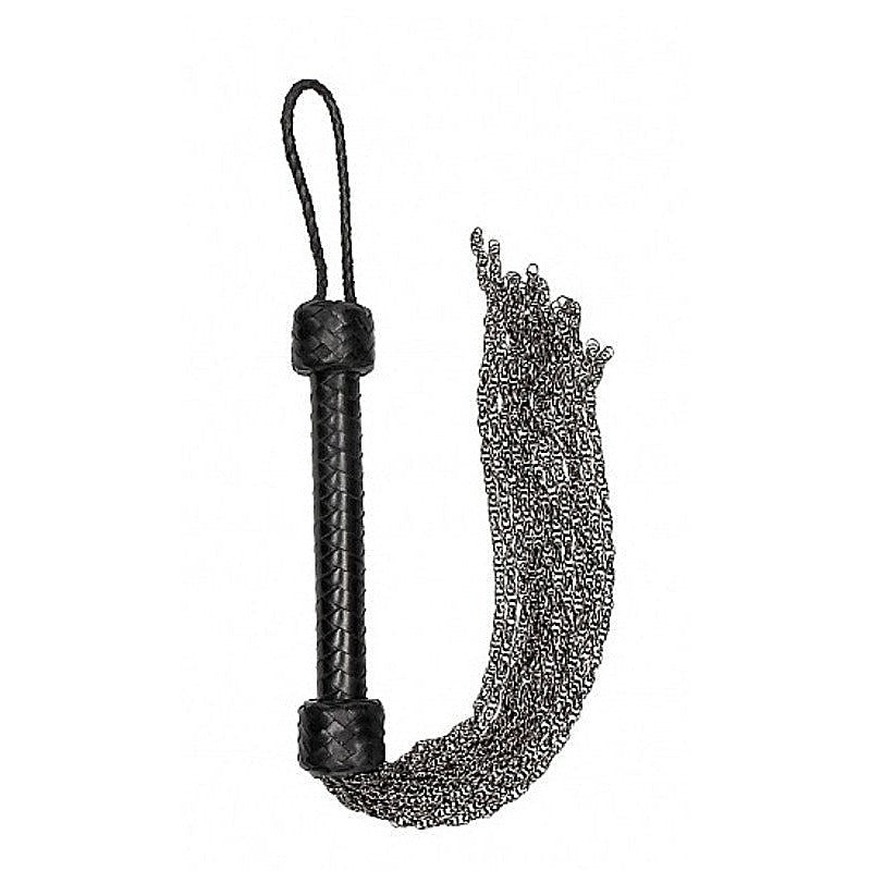 Premium Metal Chain Flogger by Shots Toys - Whips And Crops