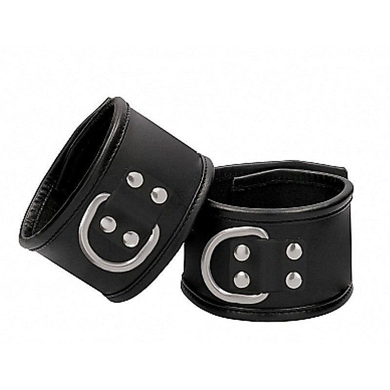 Pain Restraint Handcuff with Padlock by Shots Toys - Cuffs And Restraints