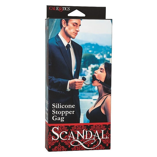 Scandal Silicone Stopper Gag by California Exotics - Bondage Gags and Bits