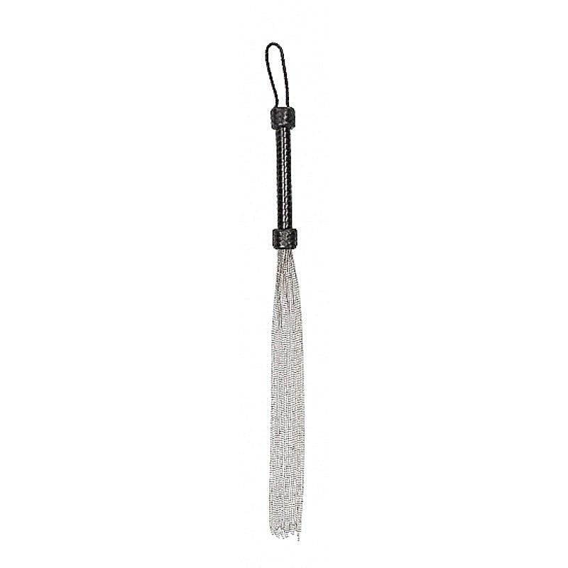 Pain Silver Ball Chain Flogger by Shots Toys - Whips And Crops