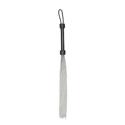 Pain Silver Ball Chain Flogger by Shots Toys - Whips And Crops