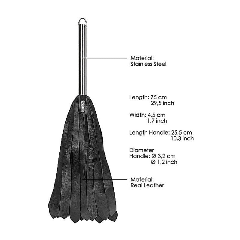 Pain 'D Calf Softy 36 Tails Flogger by Shots Toys - Whips And Crops
