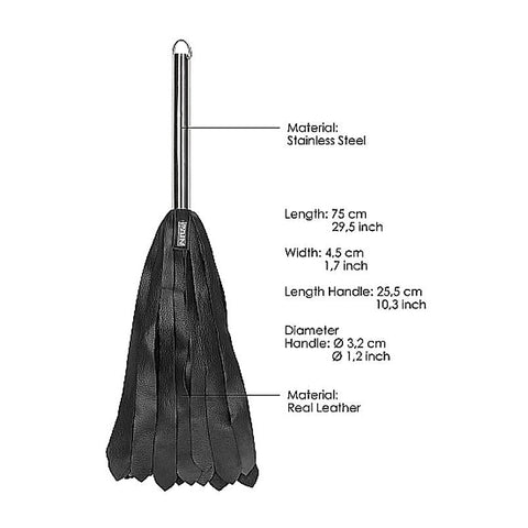 Pain 'D Calf Softy 36 Tails Flogger by Shots Toys - Whips And Crops