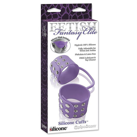 Fetish Fantasy Elite Bondage Play Silicone Cuffs - Novelty Vibrators