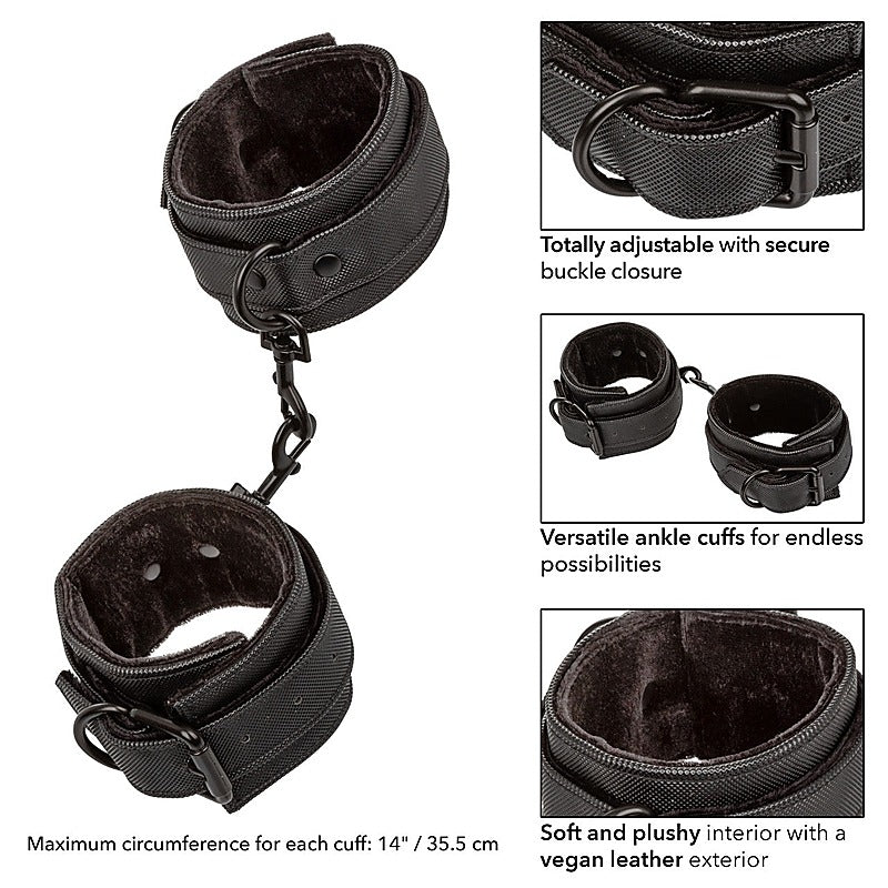 Boundless BDSM Play Ankle Cuffs by California Exotics - Cuffs and Restraints