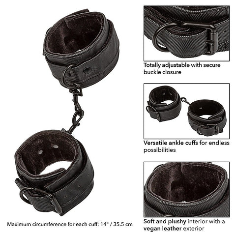 Boundless BDSM Play Ankle Cuffs by California Exotics - Cuffs and Restraints