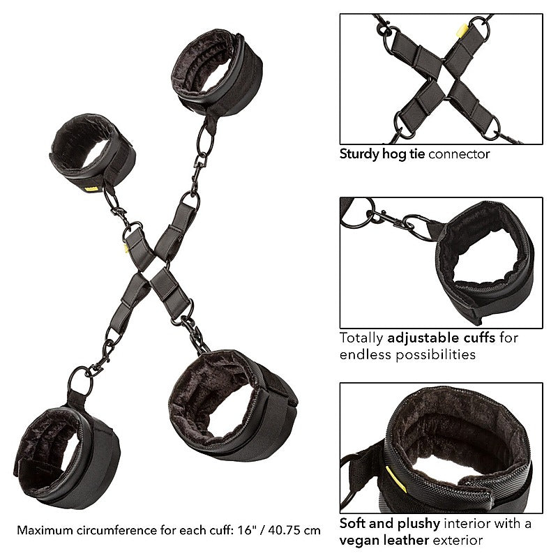 Boundless Bondage Hog Tie by California Exotics - Cuffs and Restraints