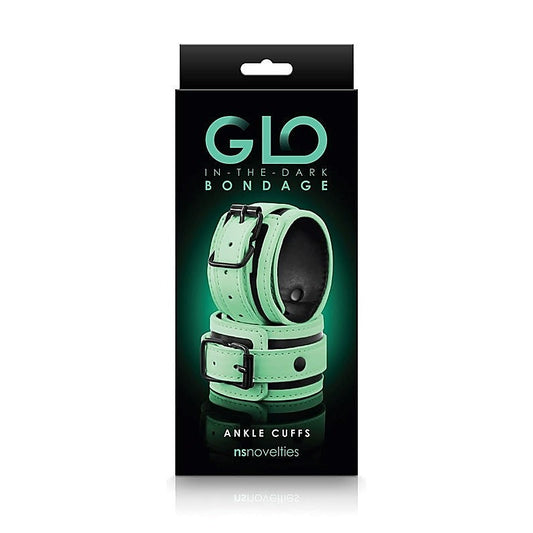 GLO Bondage Ankle Cuffs by NS Novelties - Cuffs and Restraints