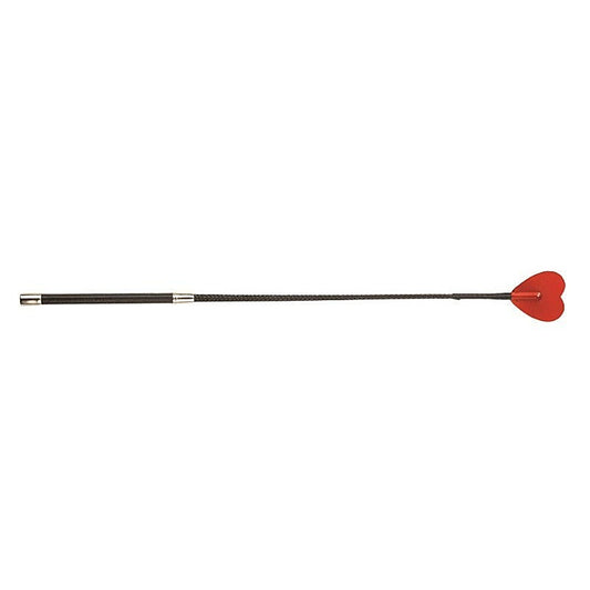 26 Inch Red Heart Tip Crop by Spartacus Enterprises - Whips And Crops