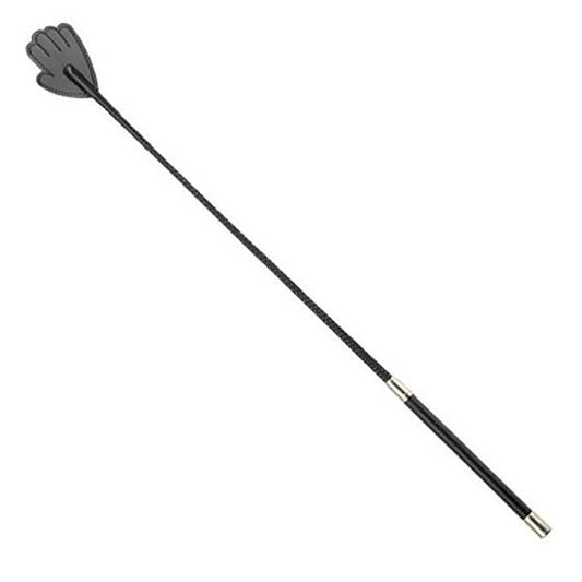 26 Inch Black Hand Tip Bondage Crop by Spartacus Enterprises - Whips And Crops