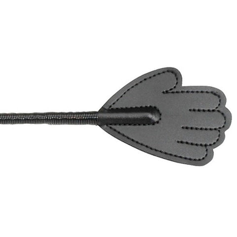 26 Inch Black Hand Tip Bondage Crop by Spartacus Enterprises - Whips And Crops
