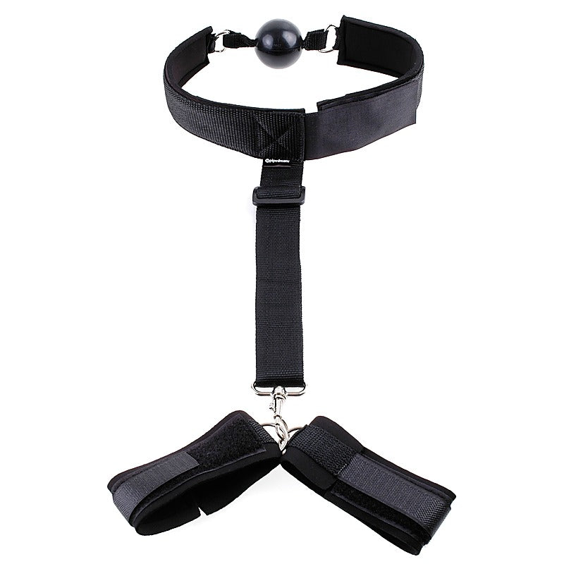 Fetish Fantasy Bondage Gag and Wrist Restraint - Bondage Gags and Bits