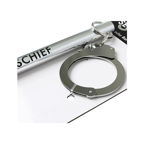 Sex and Mischief Spreader Bar with Metal Cuffs - Spreaders and Hangers