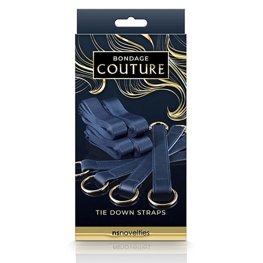 Bondage Couture Tie Down Straps by NS Novelties - Cuffs and Restraints