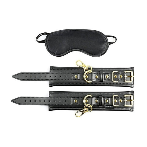 Cuffs and Blindfold Set by Sportsheets - Cuffs and Restraints