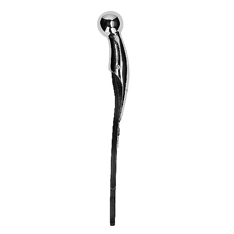 Saddle Leather Hand Paddle Metal Ball Handle by Shots Toys - Paddles And Slappers
