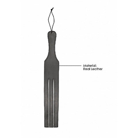 Premium Three Finger Paddle Tawse by Shots Toys - Paddles And Slappers