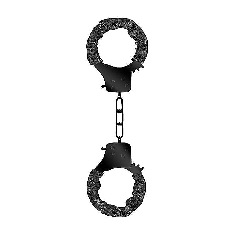 Denim Metal Handcuffs by Shots Toys - Cuffs and Restraints
