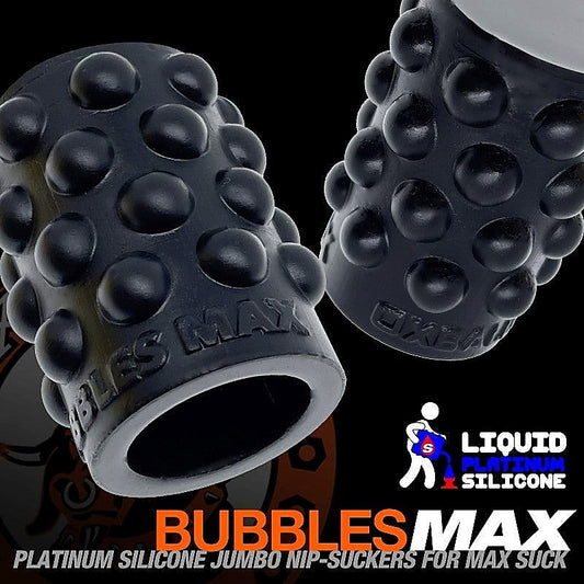Bubbles Max Black by Oxballs - Breast and Nipple Toys