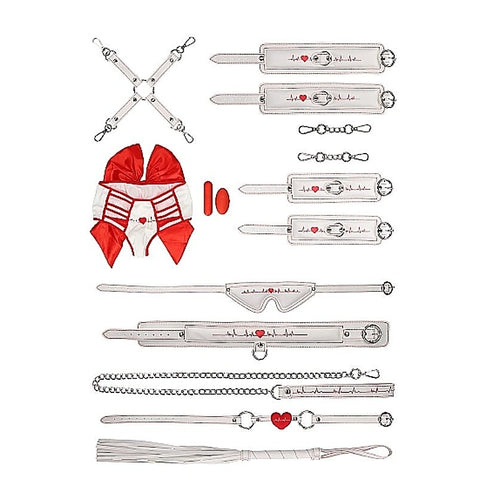 Premium Nurse Pleasure Kit by Shots Toys - Bondage Kits