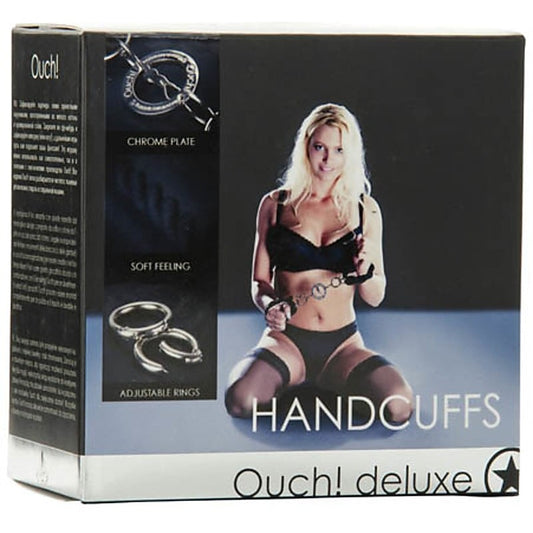 OUCH! Deluxe Handcuffs by Shots Toys - Cuffs and Restraints