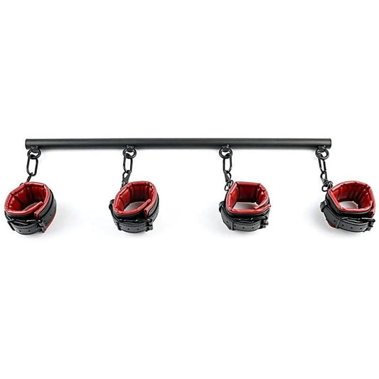 Saffron Spreader Bar and Cuff Set by Sportsheets - Spreaders and Hangers