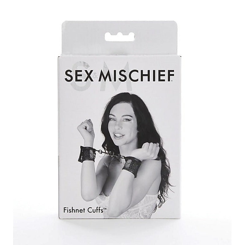 Fishnet Cuffs by Sportsheets - Cuffs and Restraints