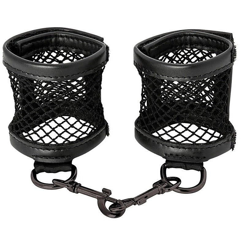 Fishnet Cuffs by Sportsheets - Cuffs and Restraints