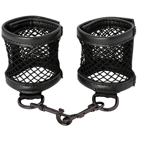 Fishnet Cuffs by Sportsheets - Cuffs and Restraints