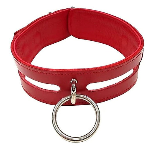 Leather Fashion Collar by Rouge Royalty - Collars and Leads